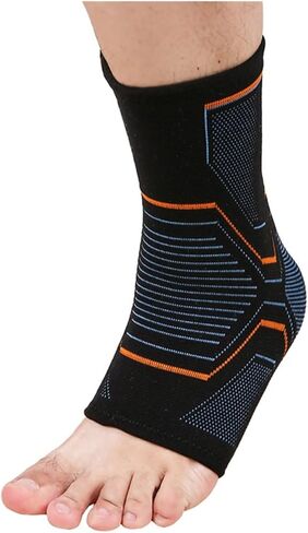 Elastic Knitted Sports Ankle Support Brace For Cycling Yoga Basketball Volleyball Men Women Foot Joint Ankle Protector(Small) in Kuwait