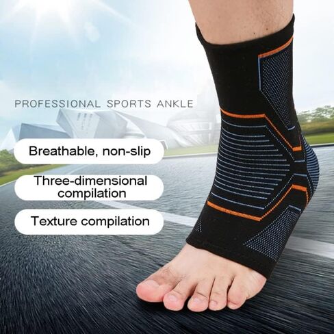Elastic Knitted Sports Ankle Support Brace For Cycling Yoga Basketball Volleyball Men Women Foot Joint Ankle Protector(Small) in Kuwait