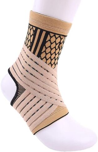 High Elastic Compression Nylon Ankle Bandage Brace Support for Sports Basketball Soccer Protective Football Ankle Support(D) in Kuwait