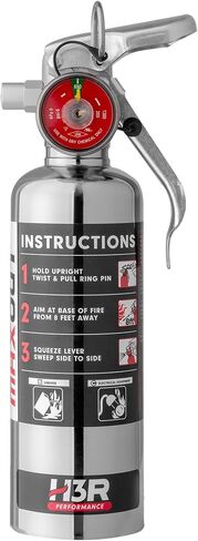 Maxout Mini Fire Firemanker للمركبات - السيارات والشاحنات ، UTVs ، RVS والقوارب | على الطرق الوعرة جاهزة | القابلة لإعادة الملء الأرجواني K الكيميائية الجافة | فئة قبل الميلاد | قوس التثبيت | مدرج في القائمة | الأحمر 1.0 رطل in Kuwait