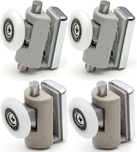 Set of 4 Single Top and Bottom Shower Rollers/Runners/Wheels 25mm Wheels Dia(25mm) in Kuwait