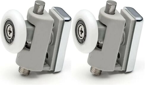 Set of 4 Single Top and Bottom Shower Rollers/Runners/Wheels 25mm Wheels Dia(25mm) in Kuwait