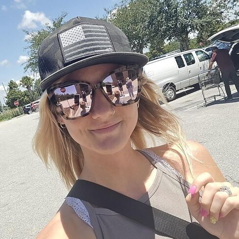 نظارة شمسية للنساء للنساء ، وارتفعت uv400 العصرية الوردي عكس/التدرج/السوداء السوداء in Kuwait