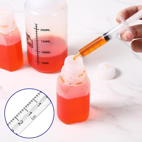 3 مل من المحقنة بدون إبرة 12pcs محاقن للسائل مع محاقن الغطاء عن طريق الفم للطب لتغذية الحبر الأساسية في مختبرات إعادة تعبئة حبر الزيت الصغيرة من أجل القياس الدقيق والتوصل in Saudi Arabia