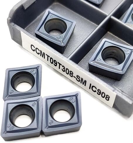 أداة الدوران ، أداة الدوران الداخلية Carbide 10pcs CCMT09T308 SM IC907 IC908 Carbide Internal Transe Tool Metal Metal Tool Tool (الحجم: CCMT09T308 SM IC908) in Kuwait