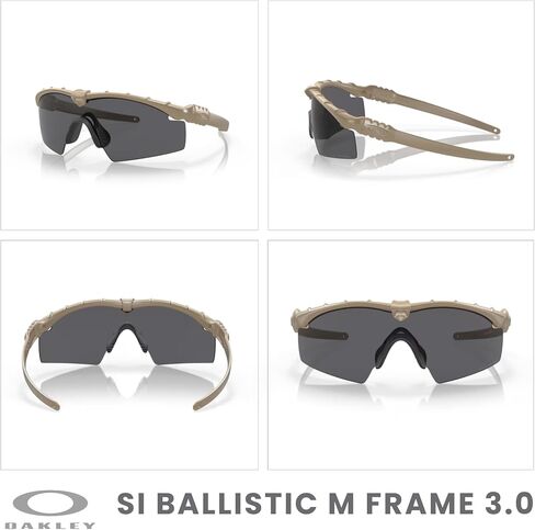 Oakley OO9146 Si Ballistic M Frame 3.0 Shield Sunglasses For Men + BUNDLE Leash ++BUNDLE with ACCESSORY EYEWEAR KIT in Saudi Arabia
