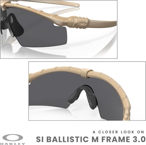Oakley OO9146 Si Ballistic M Frame 3.0 Shield Sunglasses For Men + BUNDLE Leash ++BUNDLE with ACCESSORY EYEWEAR KIT in Saudi Arabia
