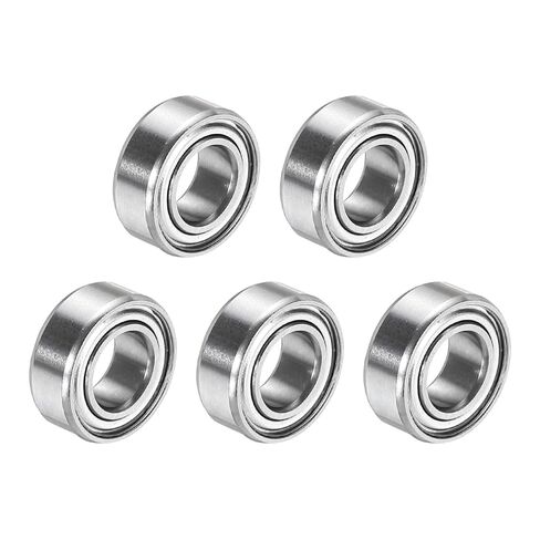 UXCELL 5PCS SR188ZZ كرة مقاوم للصدأ محمل 1/4 "× 1/2" × 3/16 "محامل محمية مزدوجة (ABEC3) in Saudi Arabia