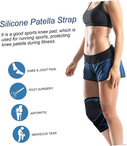 Patella Knee Brace Running Basketball Compression Sports Kneepad Breathable Fitness Gear in Saudi Arabia