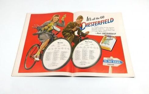 1942 Brown vs Harvard College Football Program 11-18-42 - College Programs in Saudi Arabia