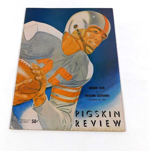 1954 Oregon State at USC College Football Program 10-30-54 - College Programs in Saudi Arabia