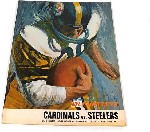 1966 Pittsburgh Steelers في برنامج St. Louis Cardinals NFL Football Program 11-27-66-برامج اتحاد كرة القدم الأميركي in Saudi Arabia