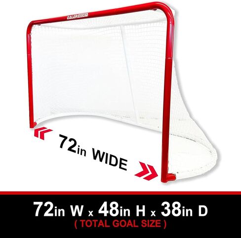 EALER HTST50 72'' x 48'' Hockey Goalie Shooting Target - Hockey Goal Practice Targets with 11 Target Holes - Premium Tear-Proof Heavy-Duty Fabric in Kuwait