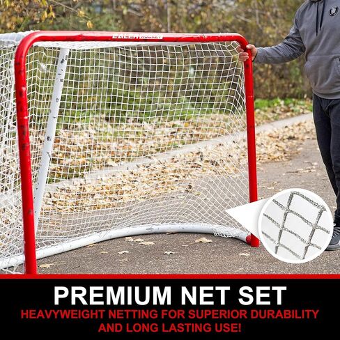 EALER HTST50 72'' x 48'' Hockey Goalie Shooting Target - Hockey Goal Practice Targets with 11 Target Holes - Premium Tear-Proof Heavy-Duty Fabric in Kuwait