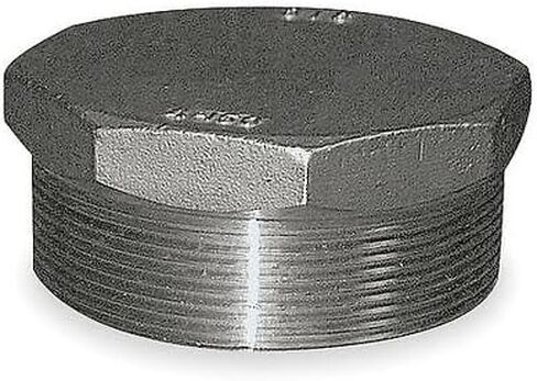 Hex Head Plug, 3/4 in, Threaded, 304 SS in Saudi Arabia