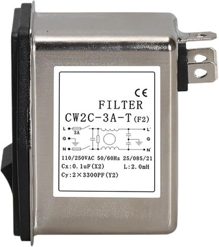 Filter IEC Socket Type Switch Filter CW2C-10A-T/CW2C-6A-T(F2)(CW2C-1A-T(F2)) in Saudi Arabia