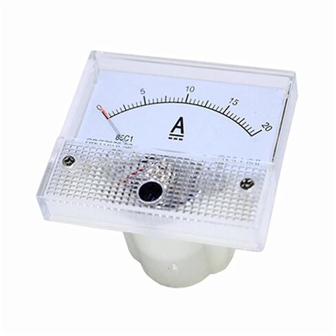 85C1 DC التناظرية لوحة فولتميتر AMMET AMP Volt Meter Gauge 1A 5A 10A 20A 30A 50A 75A 100A 150A 1PCS (10A) in Saudi Arabia