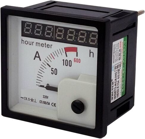 F72-JS Marine ACMETER مع أداة توقيت 220 فولت أداة 100/12/300/5A نوع الحمل الزائد 1pcs (50-5A AC380V) in Saudi Arabia