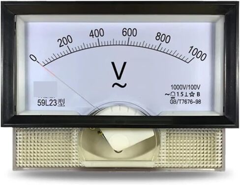 59l23 Intermediate Frequency Voltmeter 1000v/100V 2500V 3000V Pointer Ac1000hz 59L19 1Pcs(AC 1000V 100V) in Saudi Arabia