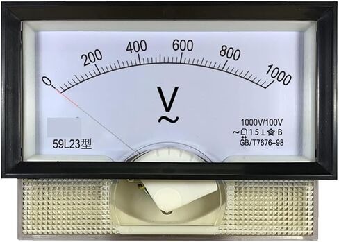 59l23 Intermediate Frequency Voltmeter 1000v/100V 2500V 3000V Pointer Ac1000hz 59L19 1Pcs(AC 1000V 100V) in Saudi Arabia