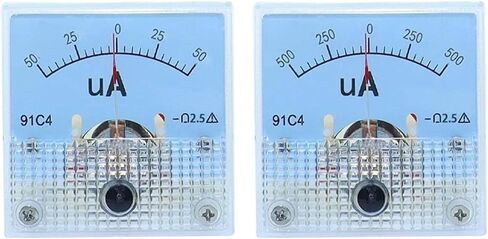 91C4-UA DC POINTER TYPE AMMETER 50A -0-100A 200A 300A Mechanics Mechanics Plate 1PCS (200UA-0-200UA) in Saudi Arabia