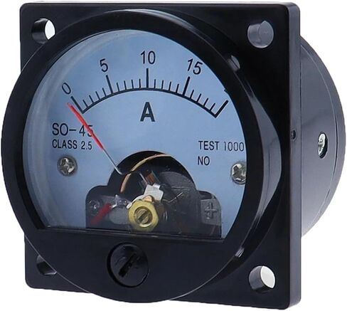 SO-45 DC Ammeter Pointer Pointer Meter DC1A 2A 3A 5A 20A 30A اختبار كهربائي اختبار الحالي 1PCS (800A 75MV) in Saudi Arabia