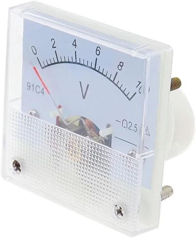 91C4-V DC Pointer Type Voltage Meter 3/5/10/15/20/30/50/100/150/250/450V Analog Mechanics Plate Table 1Pcs(20A) in Saudi Arabia
