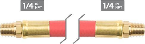Tekton 3/8 Inch I.D. × 10 أقدام من خرطوم الهواء من المطاط (250 رطل) | 46334 | صنع في الولايات المتحدة in Saudi Arabia