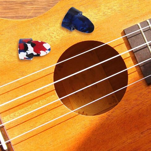 12pcs اختيارات إصبع الغيتار ، يختار أصابع الباص إكسسوارات للغيتار بانجوس هارب باس plectrum in Saudi Arabia
