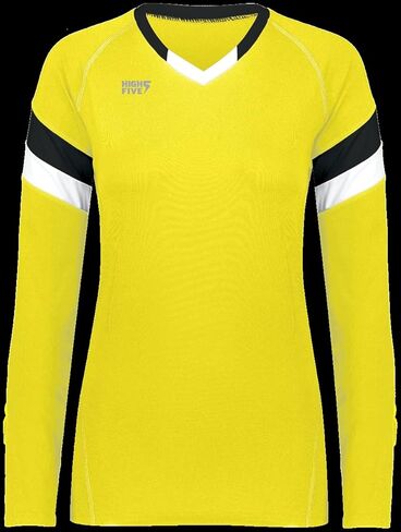 الفتيات Truhit Tri Long Sleeve Jersey ، أصفر/أسود/أبيض ، S. in Saudi Arabia