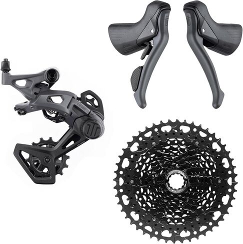 Microshift Sword 1 × 10 سرعات-تشمل الفرامل/المحفزات ، قفص متوسطة derailleur الخلفية القابض ، كاسيت من سبيكة 11-48T ، كرانيسكت غير مشمولة in Saudi Arabia