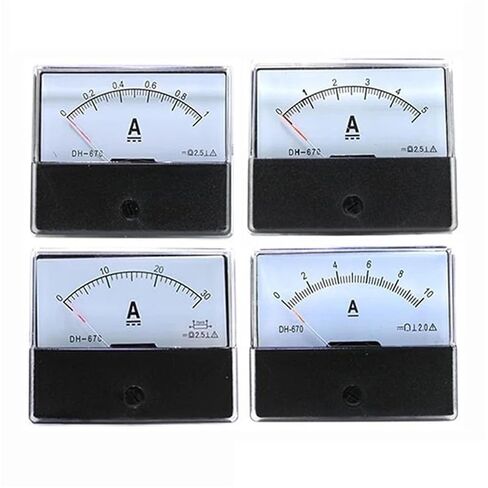 Anlog AMP Meter DH-670 DC Gauge Pane Current Ampere Tester 1A 2A 3A 5A 15A 15A 20A 30A 50A 100A 1PCS (400A (75MV)) in Kuwait