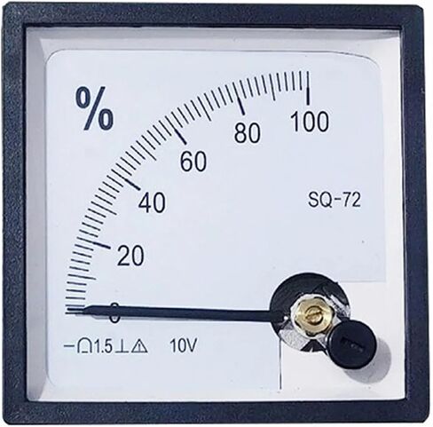 مؤشر نوع الأداة العاصمة العداد SQ-72-10V 4-20MA النسبة المئوية AMMETER VOLTMETER 1PCS (0 TO100 20MA) in Saudi Arabia