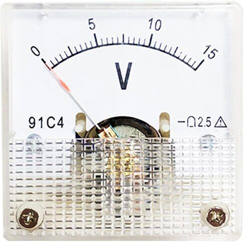 91C4 DC Voltmeter ANALOG PANGELT METER NOUTER Mechanical Type 3/5/10/10/20/50/10/150/250V 1PCS (5V) in Saudi Arabia