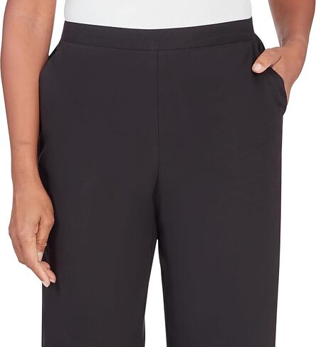 Alfred Dunner Women's Denim Twill Denim Split Hem Capri Pant Size 12 White in Saudi Arabia