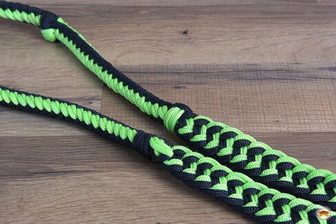 HILASON Braided Poly Barrel Racing Contest Flat Reins 1" X 8Ft Tan Black in Saudi Arabia