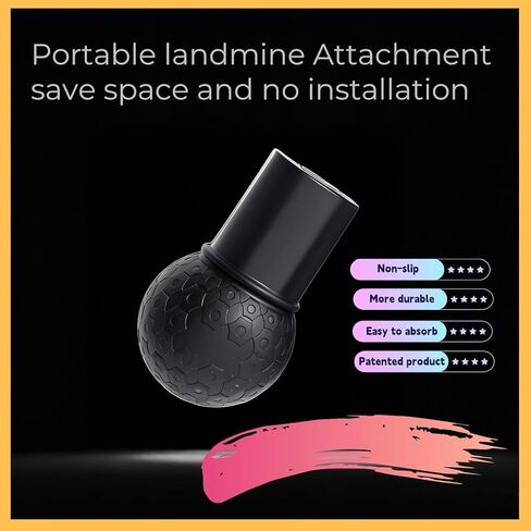 Landmine Attachment for Barbell,Portable Natural Rubber Barbell Landmine Attachments,Barbell Bomb for Press,Row,Spin,Split Squats,T Bar Row Attachment,Fits 2 Inch Olympic Bars in Saudi Arabia