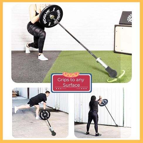 Landmine Attachment for Barbell,Portable Natural Rubber Barbell Landmine Attachments,Barbell Bomb for Press,Row,Spin,Split Squats,T Bar Row Attachment,Fits 2 Inch Olympic Bars in Saudi Arabia