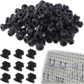 أقفال خطاف Pegboard ، أقفال بلوحة بيغو سوداء 120 بكسل لإيقاف السنانير Peghook سدادة القفل الأوتاد الرف in Kuwait