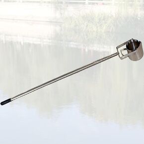 Telescopic Stainless Steel Wa-ter Sampling Pole, Extendable Water Sampler Dipper for Water Testing, Lab Sampling, Environmental Monitoring, Retractable Collection Rod with 500ml Measuring Beaker in Saudi Arabia
