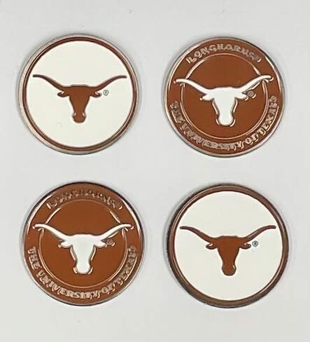 NCAA Texas Longhorns Golf Ball Markers (4pk) in Saudi Arabia