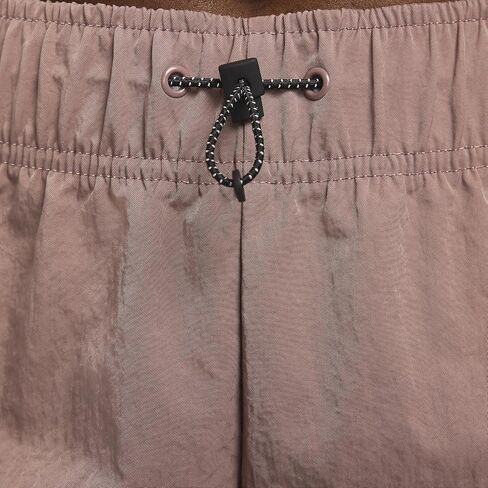 Nike Sportswear Essential Women’s Women High Loise Shorts (Momey Mauve/Black ، DM6247-208) Size X-Small in Saudi Arabia