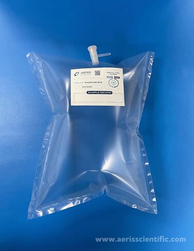 Tedlar 5L - Air Sampling - Gas Sampling - 2 Way Valve w/Septum - (10 Pack) in Saudi Arabia