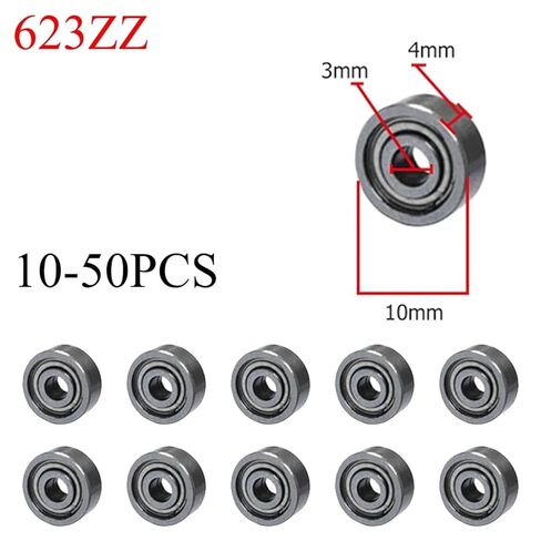 10-50pcs محامل الكرة 685zz 625zz 688zz 626zz الأخدود العميق محامل مصغرة للمتزلج على الدراجات البخارية ثلاثية الأبعاد (685zz) in Kuwait