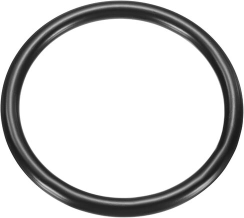 uxcell 2Pcs M6 x 45 x 57mm(WD. x ID. x OD.) Metal Rings, 304 Stainless Steel Solid Welded Seamless O-Ring Decorative Connecting for Macrame, Hanging Slings Rope, Black in Saudi Arabia