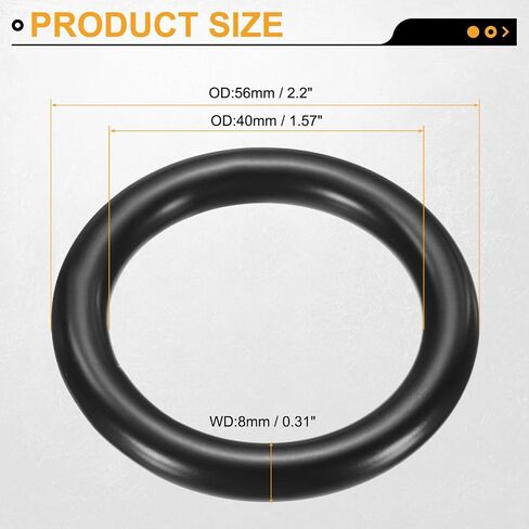 Uxcell 2pcs M6 × 45 × 57 مم (Wd. x id. in Saudi Arabia