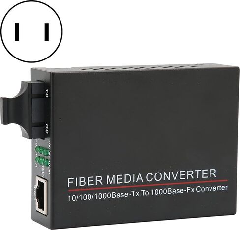 محول الألياف إلى Ethernet ، جهاز إرسال الألياف TBCMC3602ED20 20KMSC/1310NM RJ45 Media Converter Optic إلى Ethernet Optic Trouter (قابس الولايات المتحدة) in Saudi Arabia