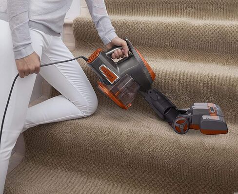 Sharkninja HV301 Rocket Stick Vacuum ، Orange and Gray - Count 1 (حزمة 1) (متجددة) in Kuwait