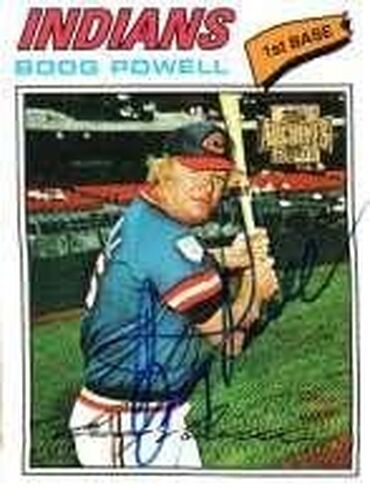 Boog Powell تم توقيعه لعام 2001 بطاقة أرشيف Topps - بطاقات موقعة بالبيسبول in Saudi Arabia