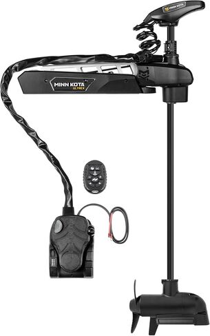 Minn Kota Ultrex Quest Quest Pressless Bow-Mount Trolling Motor مع التصوير الجانبي الضخم ، 90/115 رطل. دفع ، 52 بوصة. رمح ، المياه العذبة in Saudi Arabia